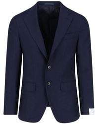 Caruso - Pocket Buttoned Blazer - Lyst