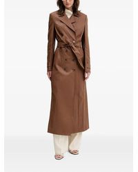 Bardot - Manteau Croisé À Taille Ceinturée - Lyst