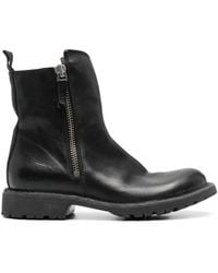 Moma - Tronchetto Leather Ankle Boots - Lyst