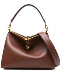 Etro - Large Vela Leather Shoulder Bag - Lyst