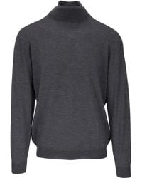 Fedeli - Turtleneck Wool Sweater - Lyst