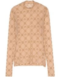Marine Serre - Mock-Neck Pattern Top - Lyst