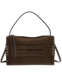 JW Anderson - Medium Loafer Suede Shoulder Bag - Lyst