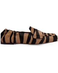 Stuart Weitzman - Bryant Zebra-Print Loafers - Lyst
