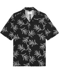 NN07 - Ole Leaf-Print Short-Sleeve Shirt - Lyst