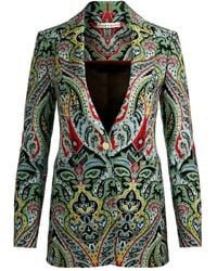 Alice + Olivia - Breann Blazer Met Paisley-Print - Lyst