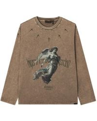 FIVE CM - Graphic-Print Long-Sleeve T-Shirt - Lyst