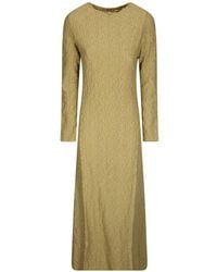 Samsøe & Samsøe - Long-Sleeve Textured Dress - Lyst