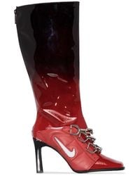 Ancuta Sarca X Browns 50 Nike Ombré 90mm Boots - Red