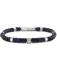 Philipp Plein - Beads Skull-Charm Bracelet - Lyst