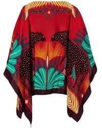 Etro - Graphic-Print Silk Blouse - Lyst