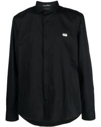 Philipp Plein - Sugar Daddy Skull-Appliqué Shirt - Lyst