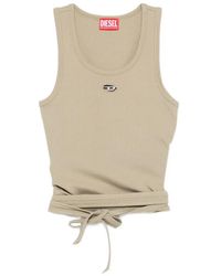 DIESEL - Cotton Tank Top - Lyst