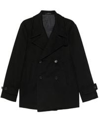 Caruso - Caban À Boutonnière Croisée - Lyst