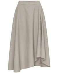 Anna Quan - Lang Asymmetric Midi Skirt - Lyst
