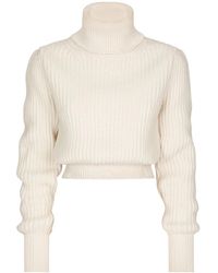 Dolce & Gabbana - Ribbed-Knit Roll-Neck Jumper - Lyst