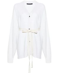 Sofie D'Hoore - Cardigan Long Mask À Taille Ceinturé - Lyst