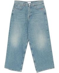 AMISH - Huge Cropped Jeans - Lyst