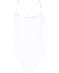 Let's Swim - Studded Swimsuit - Lyst