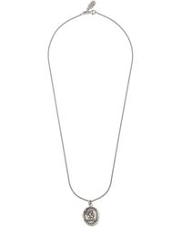 Pyrrha Halskette mit Lionhearted-Anhänger - Weiß