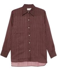 Officine Generale - ジオメトリックパターン シャツ - Lyst