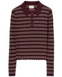 Claudie Pierlot - Multicoloured Striped Knit Jumper - Lyst