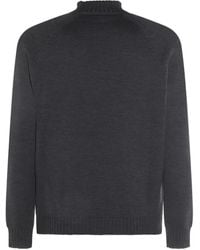 Zanone - Jersey con cuello alto y manga raglán - Lyst