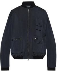 Giorgio Armani - Zip-Up Bomber Jacket - Lyst