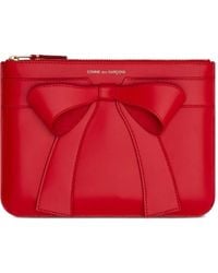 Comme des Garçons - Bow-Detail Leather Wallet - Lyst