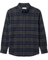 DUNST - Check Button-Down Shirt - Lyst