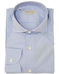 Sartorio Napoli - Gingham-Pattern Cotton Shirt - Lyst
