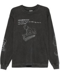 Neighborhood - Graphic-Print Long-Sleeve T-Shirt - Lyst
