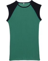 Baserange - Gene Raglan-Sleeve Ribbed Tank Top - Lyst