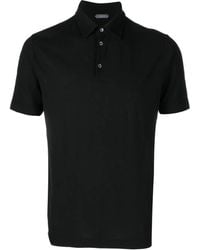 Zanone - Short-Sleeve Cotton Polo Shirt - Lyst