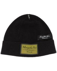 MM6 by Maison Margiela - Logo-Patch Beanie - Lyst