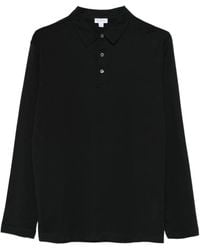 Sunspel - Long-Sleeve Polo Shirt - Lyst