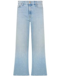 Mother - Jeans Met Wijde Pijpen En Vervaagd Effect - Lyst