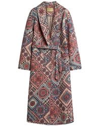 Momoní - Abrigo Con Estampado Colibri - Lyst