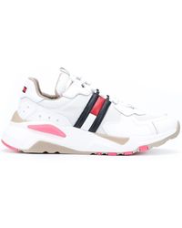tommy hilfiger chunky sneakers white