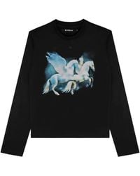 MISBHV - Maglione Con Ricamo Grafico - Lyst