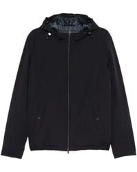 Herno - Hooded Zip-Front Jacket - Lyst