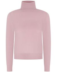 Alpha Studio - Roll-Neck Wool Sweater - Lyst
