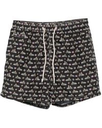 MC2 Saint Barth - Lighting Graphic-Print Drawstring Swim Shorts - Lyst