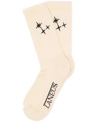 Laneus - Star-Embellishment Socks - Lyst