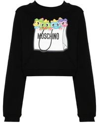 Moschino - Dragon Bag-Print Sweatshirt - Lyst