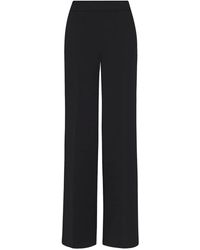 MILLY - Natia Crepe Trousers - Lyst