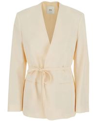 Grifoni - Belted V-Neck Jacket - Lyst