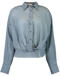 Brunello Cucinelli - Monili Katoenen Blouse - Lyst