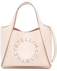 Stella McCartney - ロゴ グレイン オルターマット ハンドバッグ - Lyst