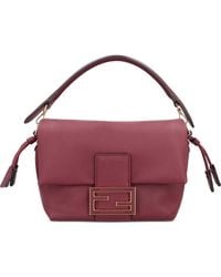 Fendi - Petit Sac Cabas Mamma Baguette En Cuir - Lyst